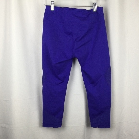 Athleta mesh Sonar Capri Leggings Size Small Purple - Picture 6 of 7